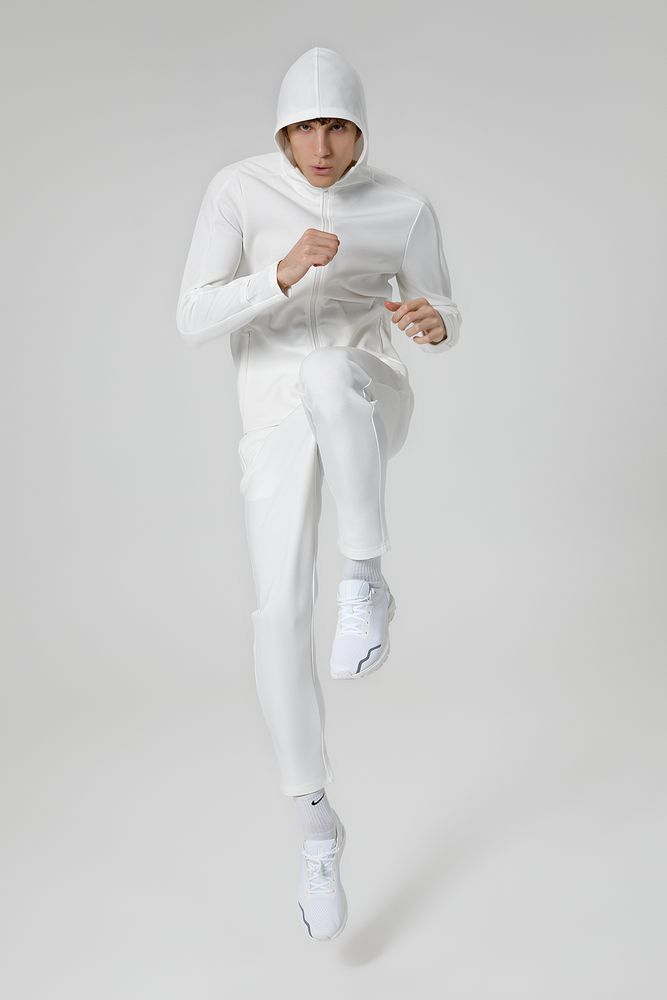 Куртка с капюшоном унисекс Begi, молочно-белая / Миниатюра имиджевого (1000)