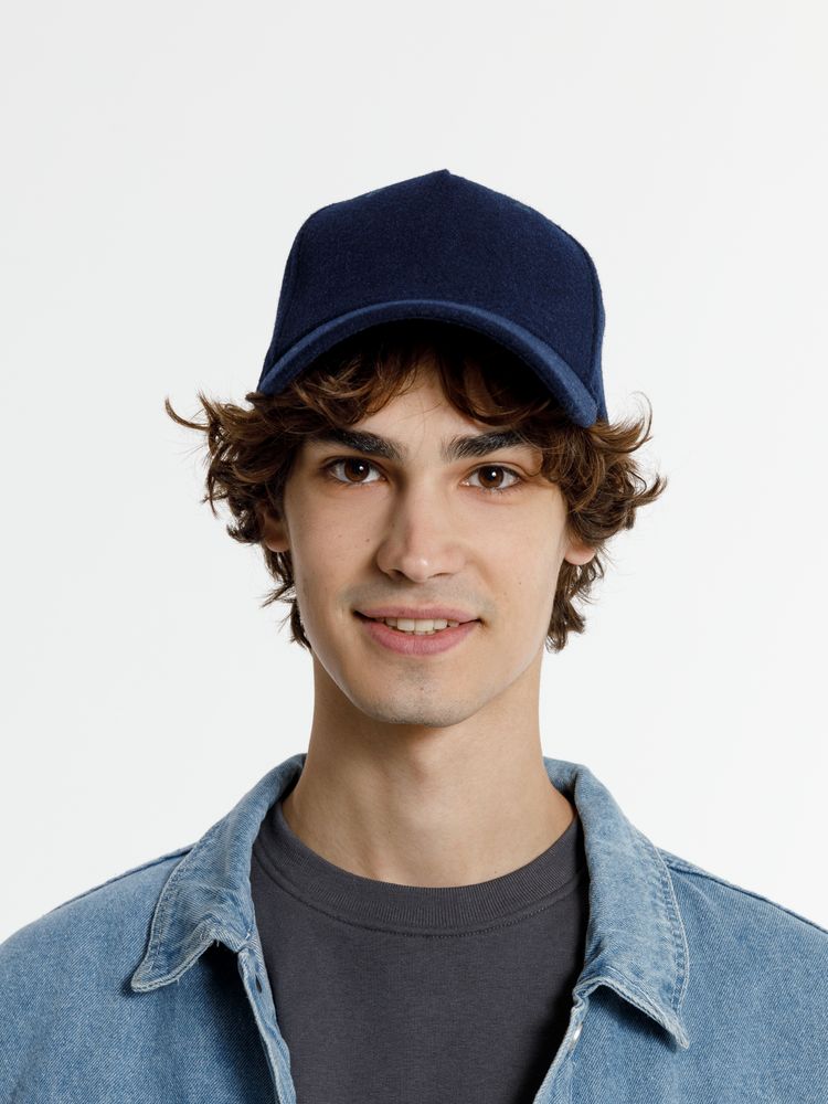 Бейсболка Woolridge, темно-синяя / Миниатюра модельного (1000)