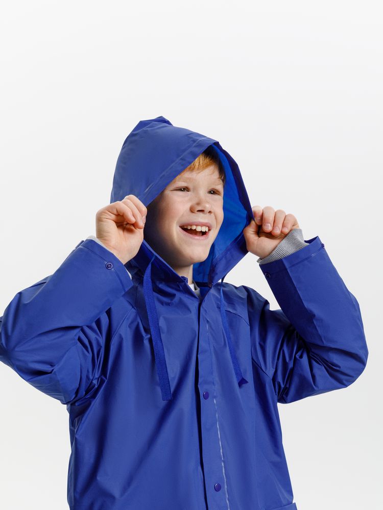 Дождевик детский RainDrop Kids, ярко-синий / Миниатюра модельного (1000)