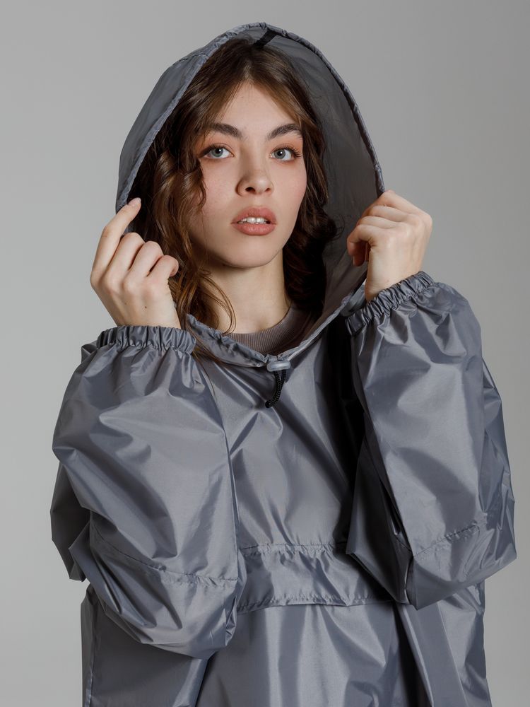 Дождевик-анорак Alatau, серый, единый размер / Миниатюра модельного (1000)