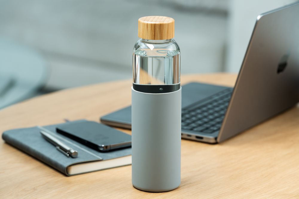 Бутылка для воды Onflow, серая / Миниатюра имиджевого (1000)