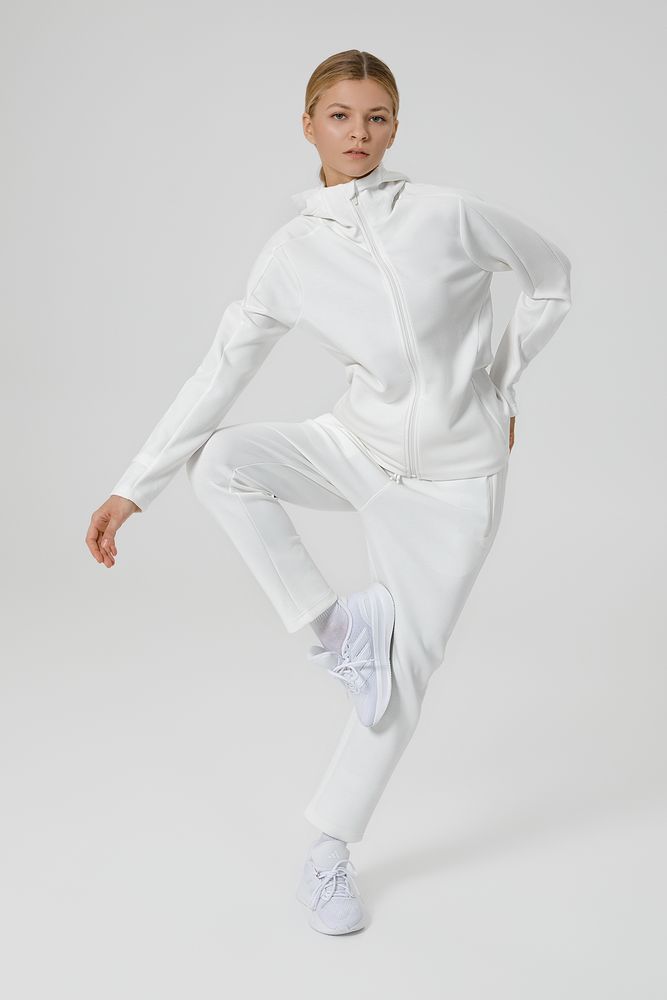 Куртка с капюшоном унисекс Begi, молочно-белая / Миниатюра имиджевого (1000)