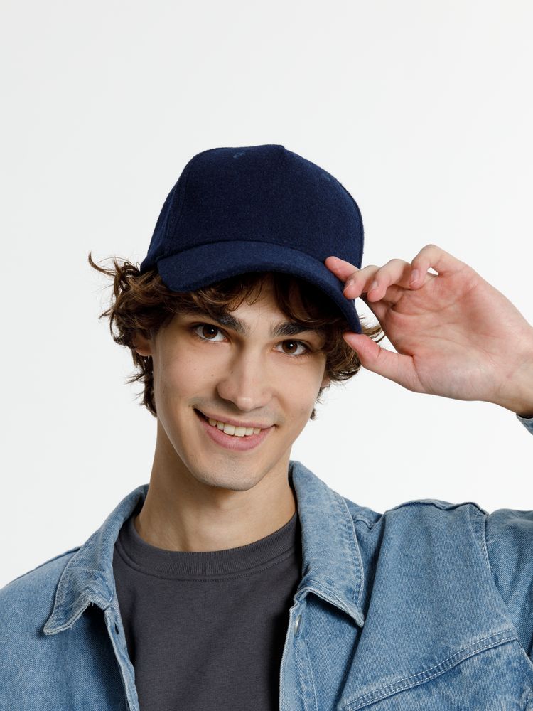 Бейсболка Woolridge, темно-синяя / Миниатюра модельного (1000)