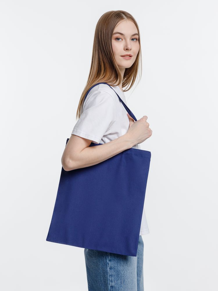 Холщовая сумка Neat 140, синяя / Миниатюра модельного (1000)