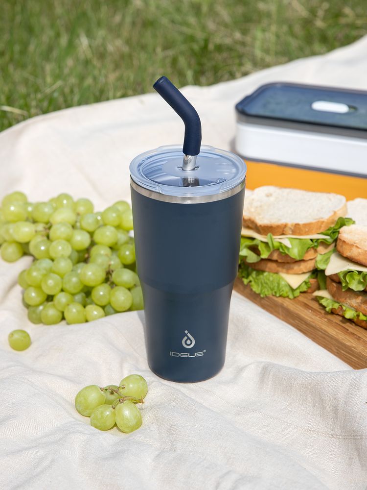 Термостакан Sapporo М, темно-синий / Миниатюра имиджевого (1000)