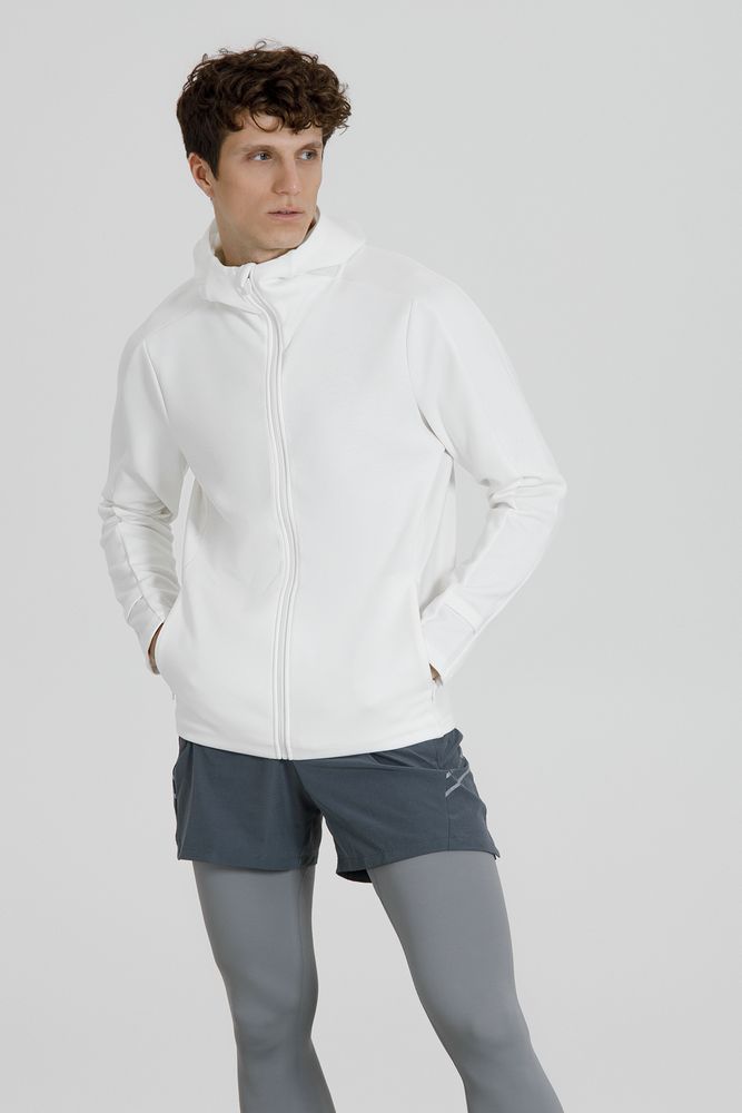 Куртка с капюшоном унисекс Begi, молочно-белая / Миниатюра модельного (1000)