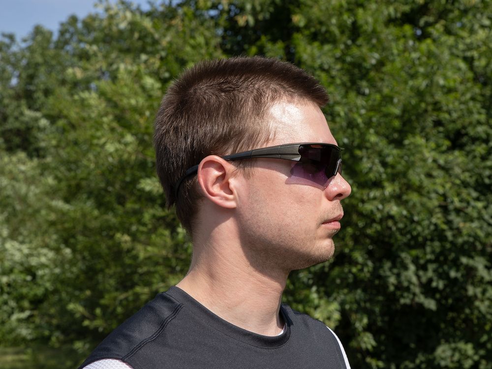 Спортивные солнцезащитные очки Fremad, черные / Миниатюра имиджевого (1000)