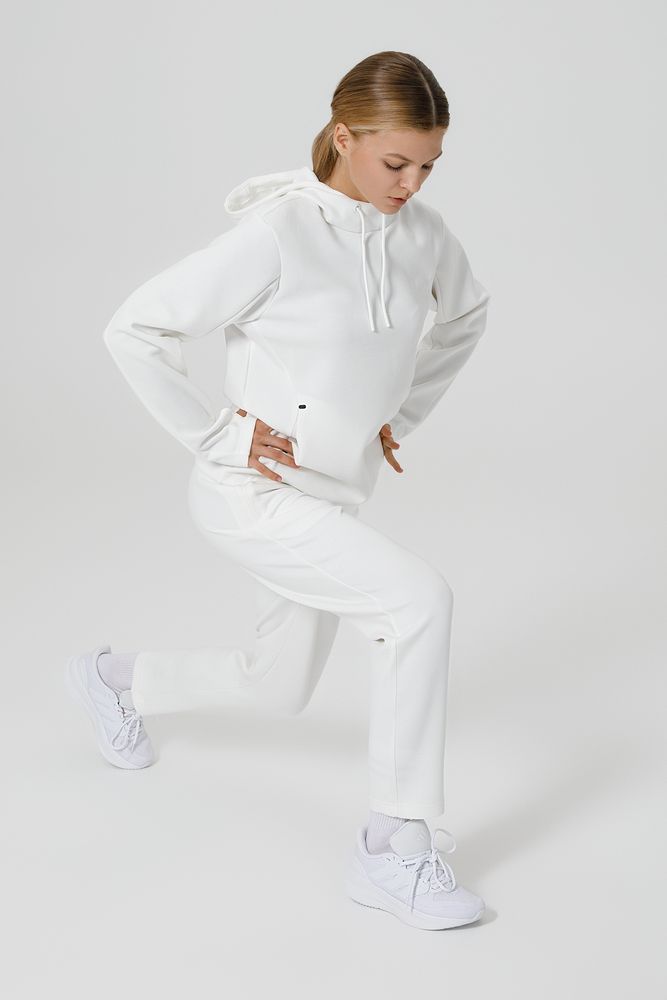 Худи унисекс Begi, молочно-белое / Миниатюра модельного (1000)