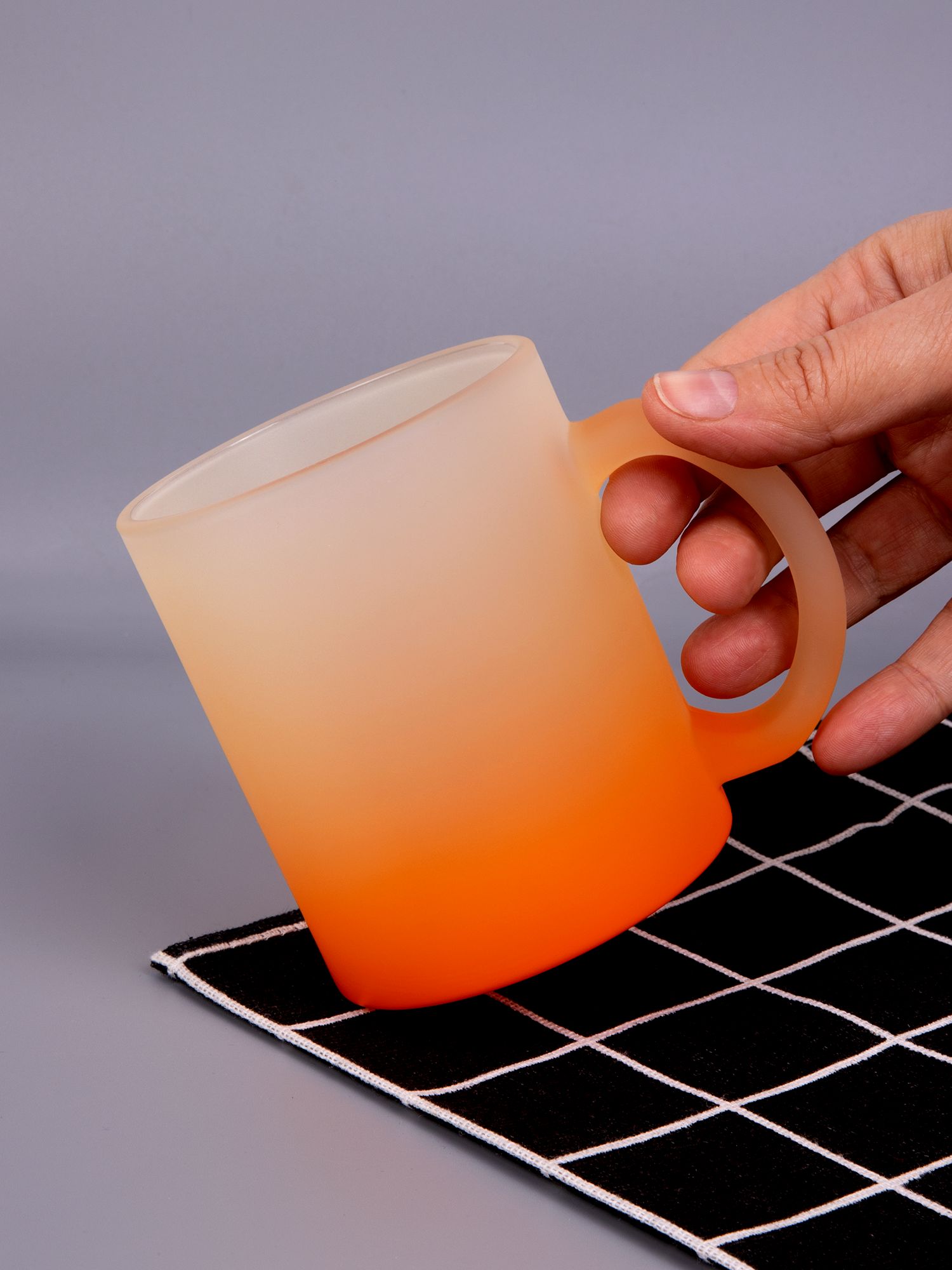 Кружка Grade Fade для сублимационной печати, матовая, оранжевая / Миниатюра WWW (2000)