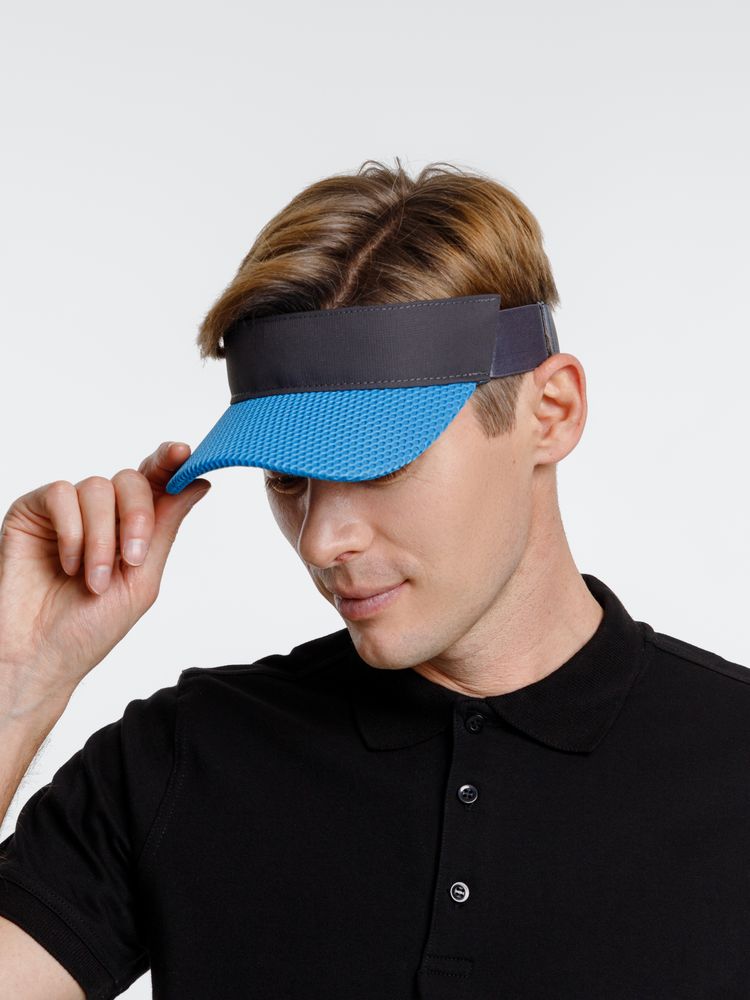 Козырек Grand Slam, темно-серый с синим / Миниатюра модельного (1000)