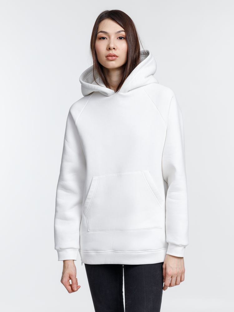 Худи унисекс оверсайз Easy Street, молочно-белое / Миниатюра модельного (1000)