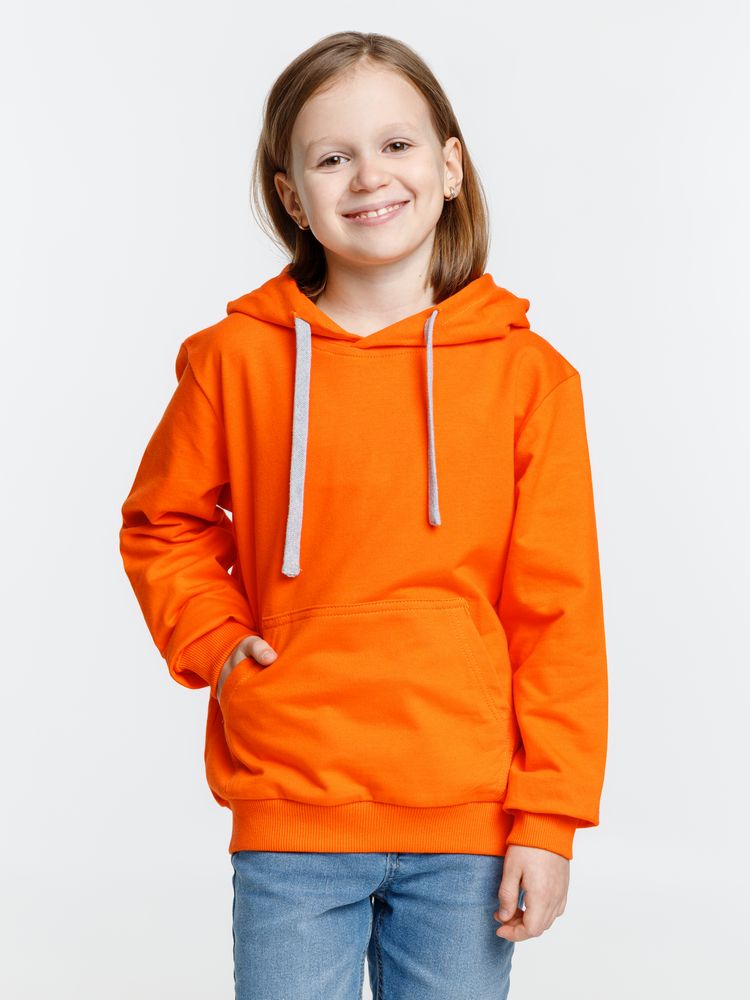 Толстовка с капюшоном детская Kirenga Kids, оранжевая / Миниатюра модельного (1000)