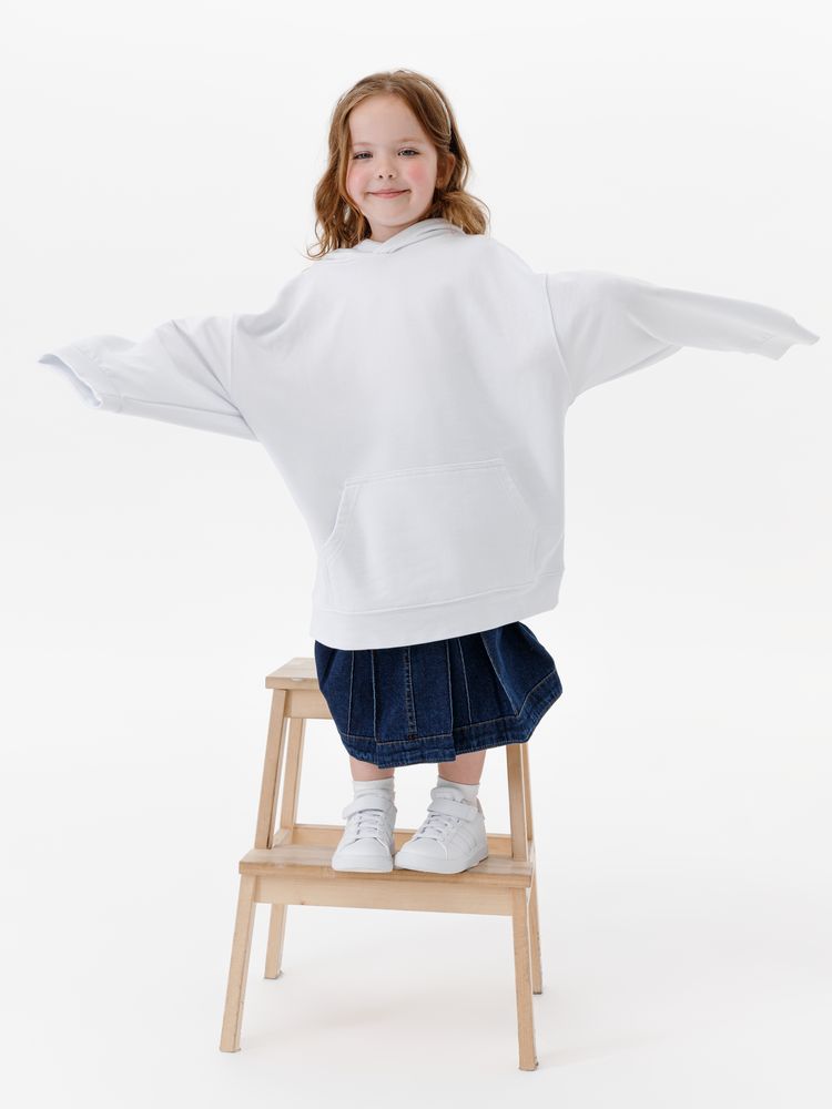 Худи детское оверсайз Houdini, белое / Миниатюра модельного (1000)