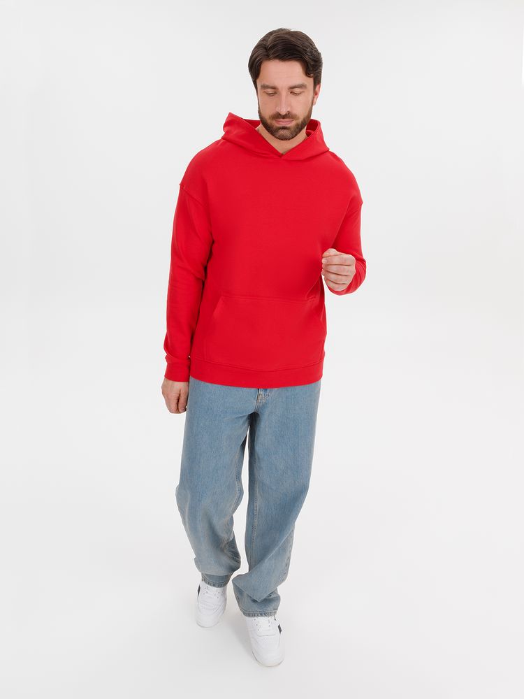 Худи оверсайз унисекс Outshine, красное / Миниатюра модельного (1000)