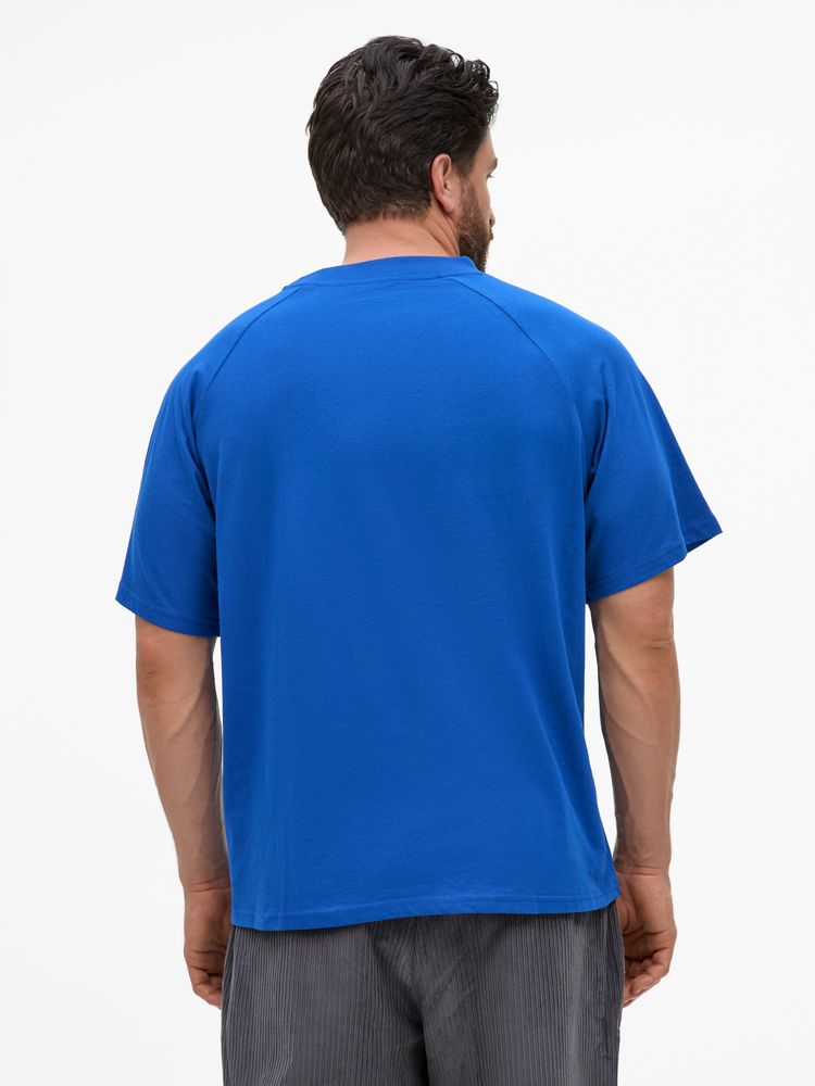 Футболка унисекс T2, синяя / Миниатюра модельного (1000)