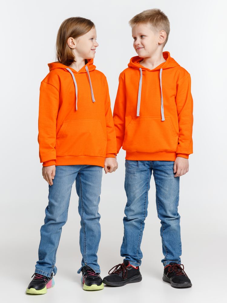 Толстовка с капюшоном детская Kirenga Kids, оранжевая / Миниатюра модельного (1000)