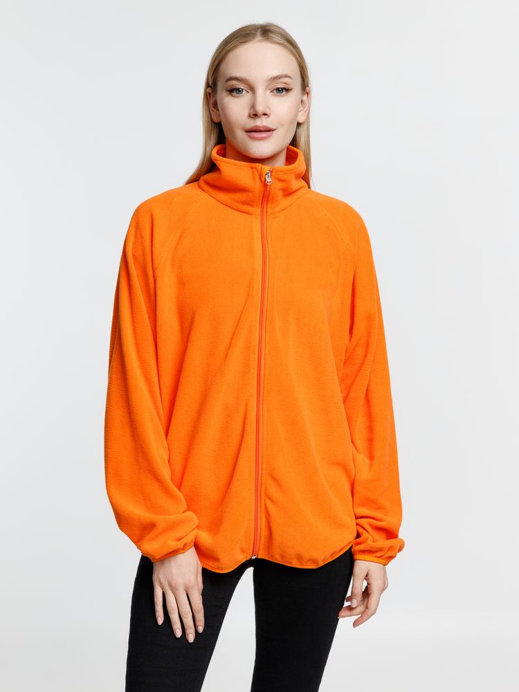 Куртка флисовая унисекс Fliska, оранжевая / Миниатюра модельного (1000)