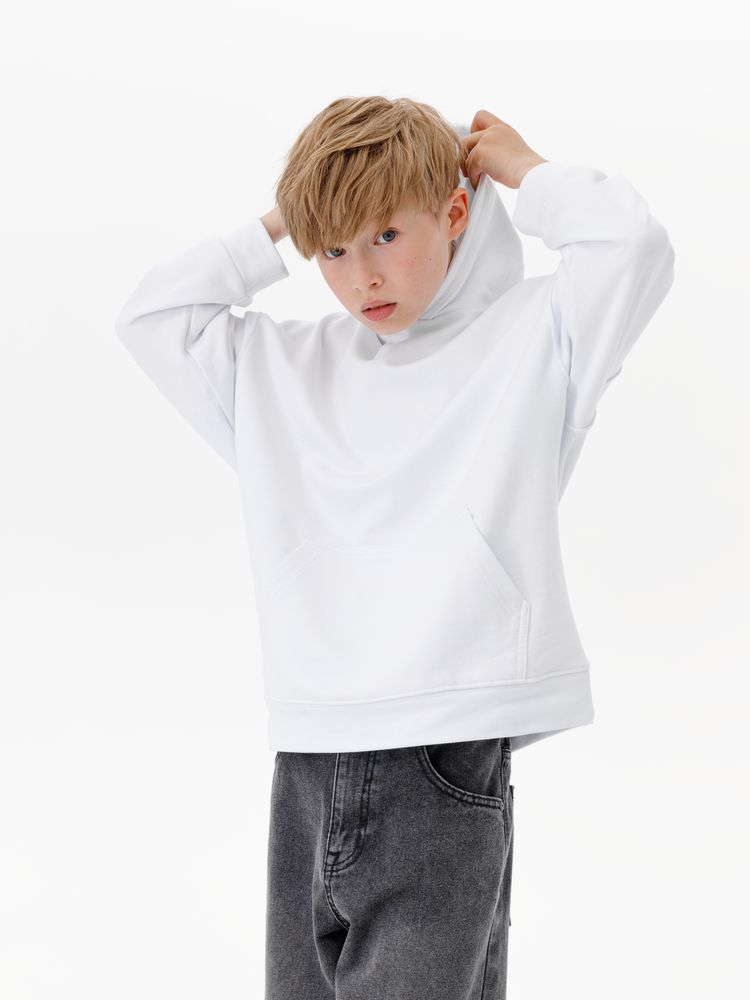 Худи детское оверсайз Houdini, белое / Миниатюра модельного (1000)