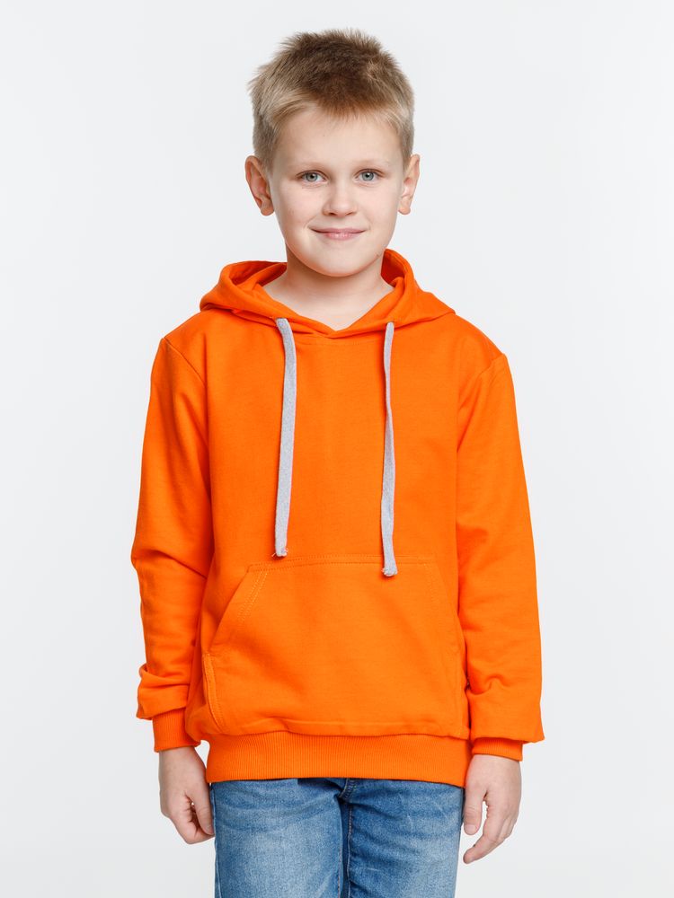 Толстовка с капюшоном детская Kirenga Kids, оранжевая / Миниатюра модельного (1000)