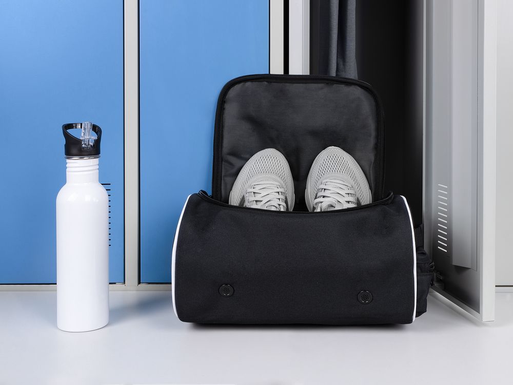 Сумка для обуви Equipex, черная с белым / Миниатюра имиджевого (1000)