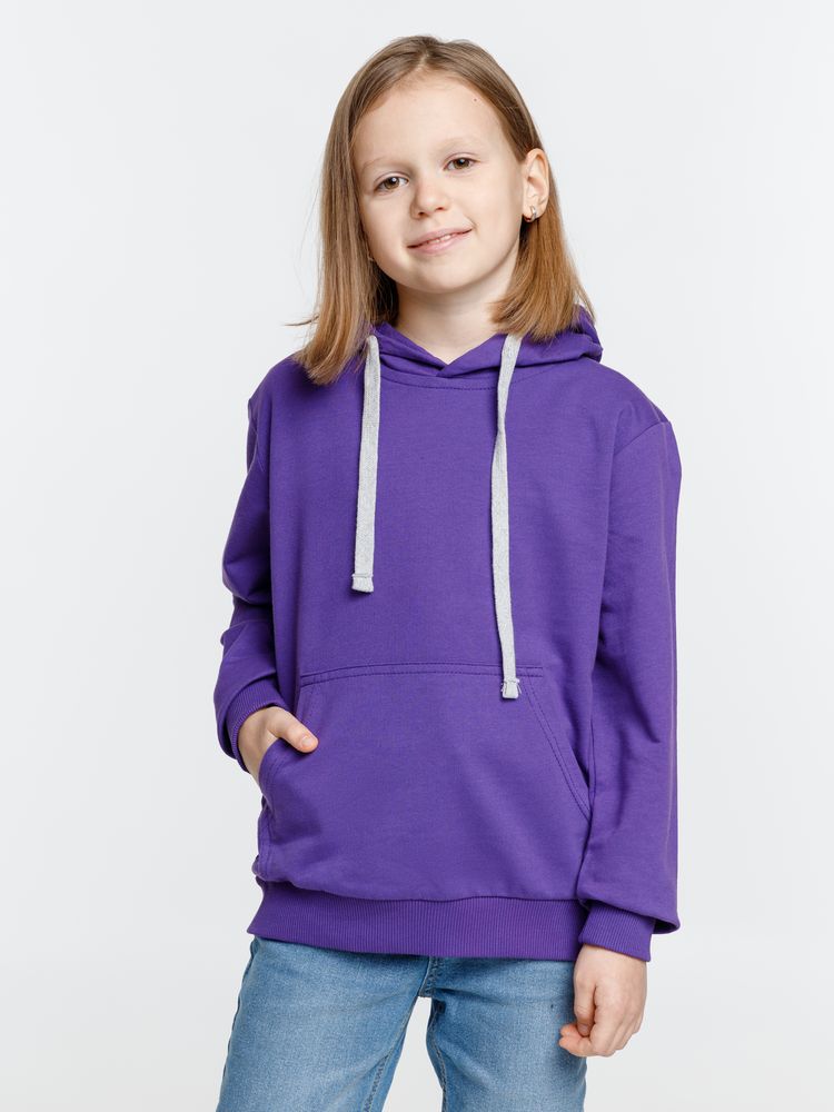 Толстовка с капюшоном детская Kirenga Kids, фиолетовая / Миниатюра модельного (1000)