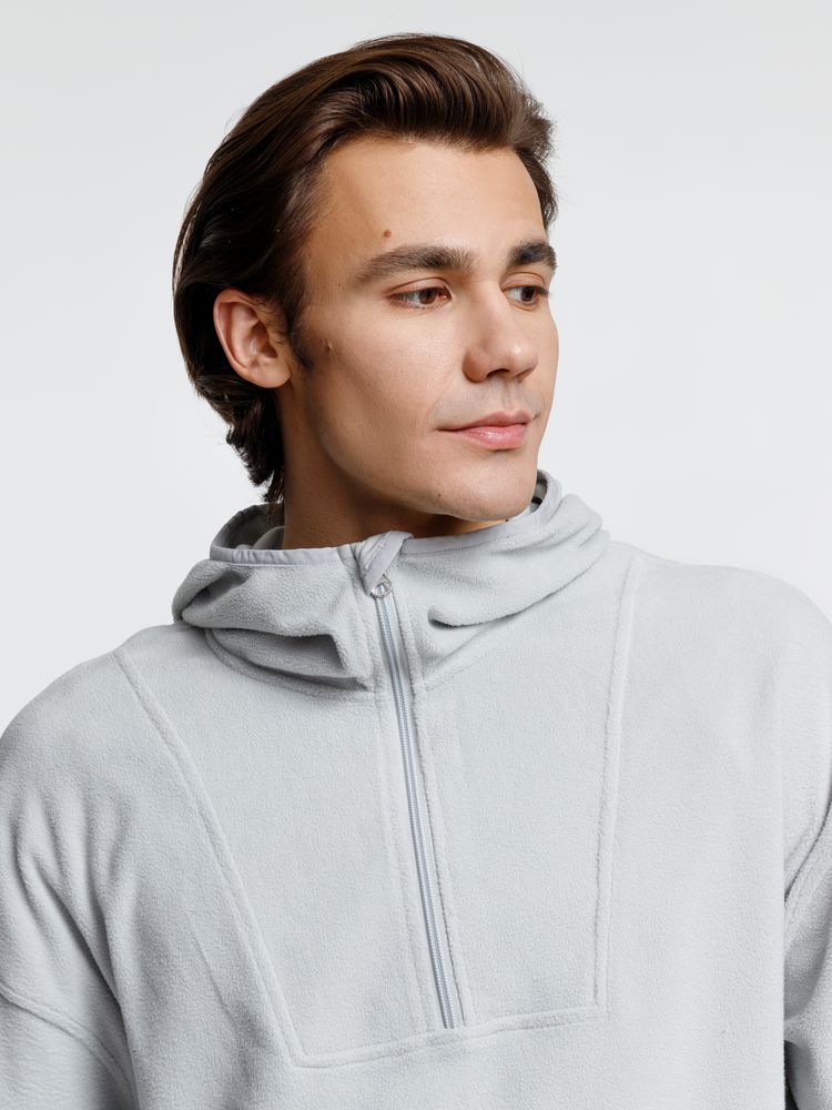 Анорак флисовый унисекс Fliska, светло-серый / Миниатюра модельного (1000)