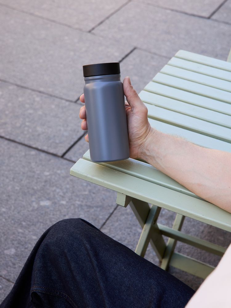 Термостакан Hardproof, серый / Миниатюра имиджевого (1000)