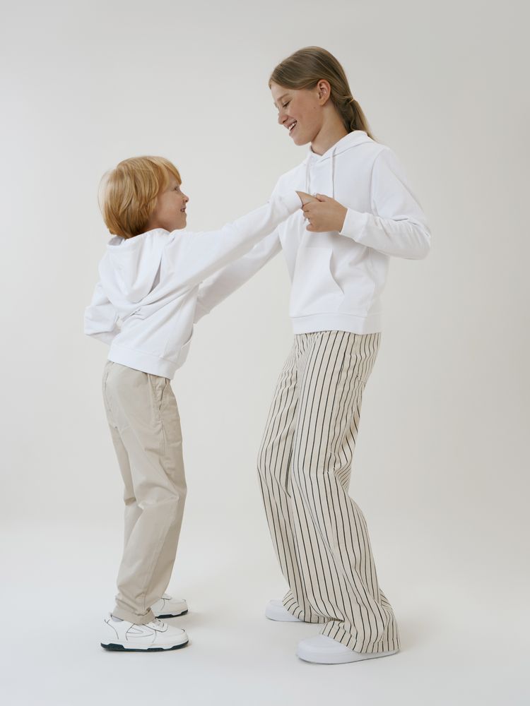 Худи детское Kirenga Kids 2.0, белое / Миниатюра модельного (1000)