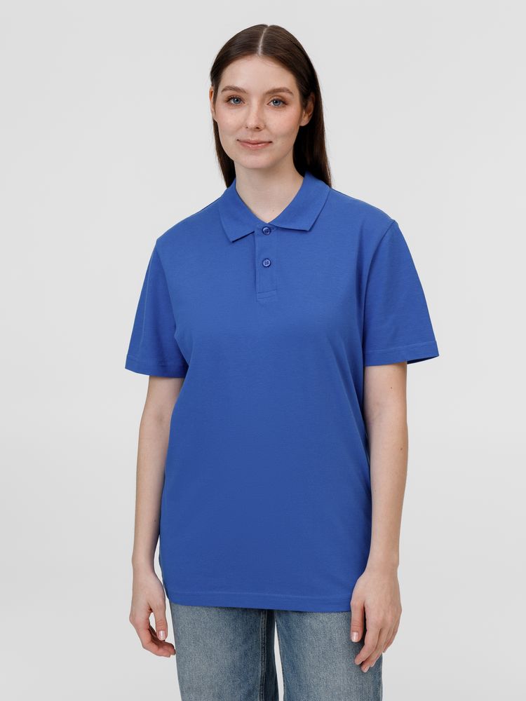Рубашка поло унисекс Pulse, ярко-синяя (royal) / Миниатюра модельного (1000)
