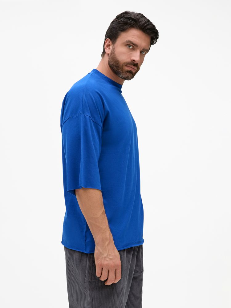 Футболка унисекс T1, синяя / Миниатюра модельного (1000)