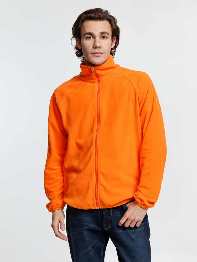 Куртка флисовая унисекс Fliska, оранжевая / Миниатюра модельного (1000)