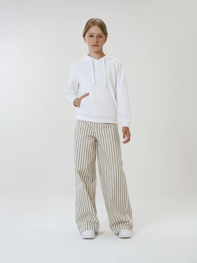 Худи детское Kirenga Kids 2.0, белое / Миниатюра модельного (1000)