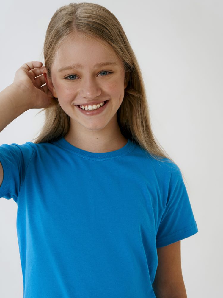Футболка детская T-Bolka Kids, бирюзовая / Миниатюра модельного (1000)
