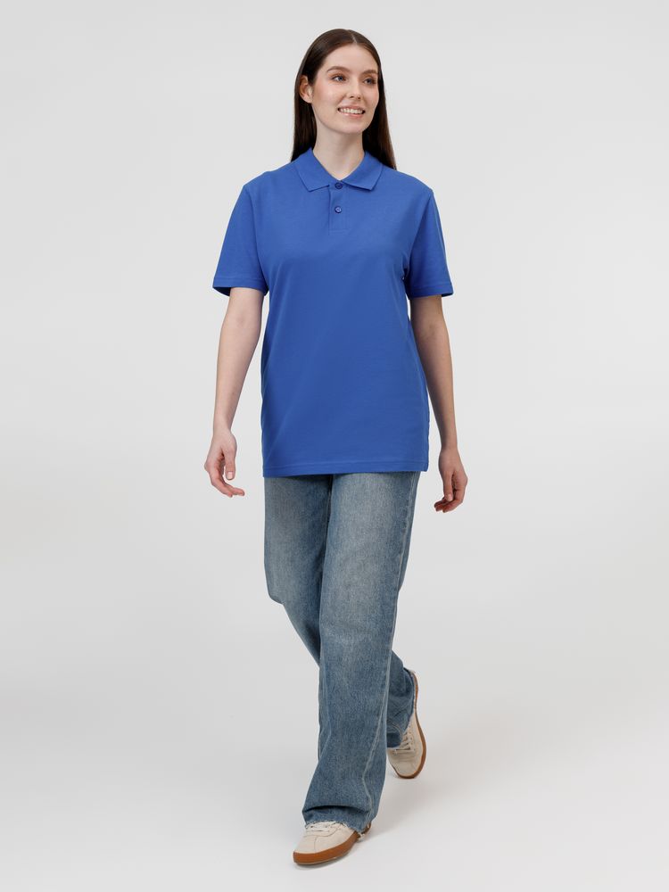 Рубашка поло унисекс Pulse, ярко-синяя (royal) / Миниатюра модельного (1000)