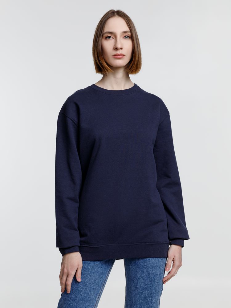 Свитшот унисекс Columbia, темно-синий / Миниатюра модельного (1000)