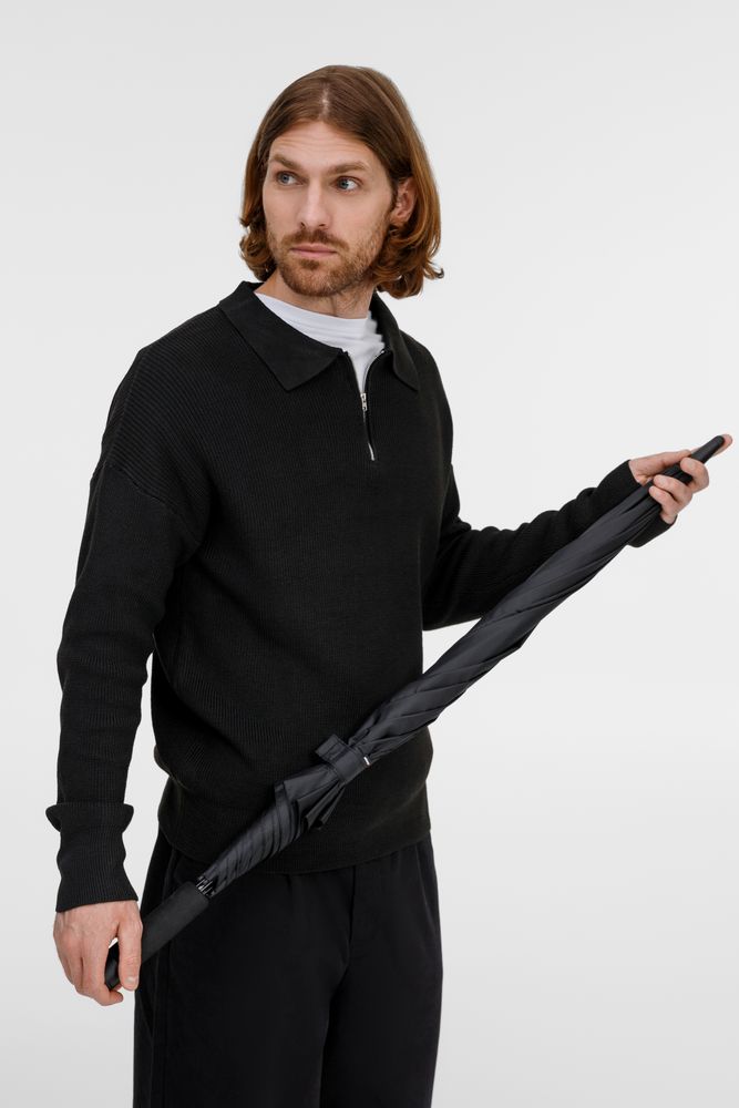 Зонт-трость U.900, черный / Миниатюра модельного (1000)