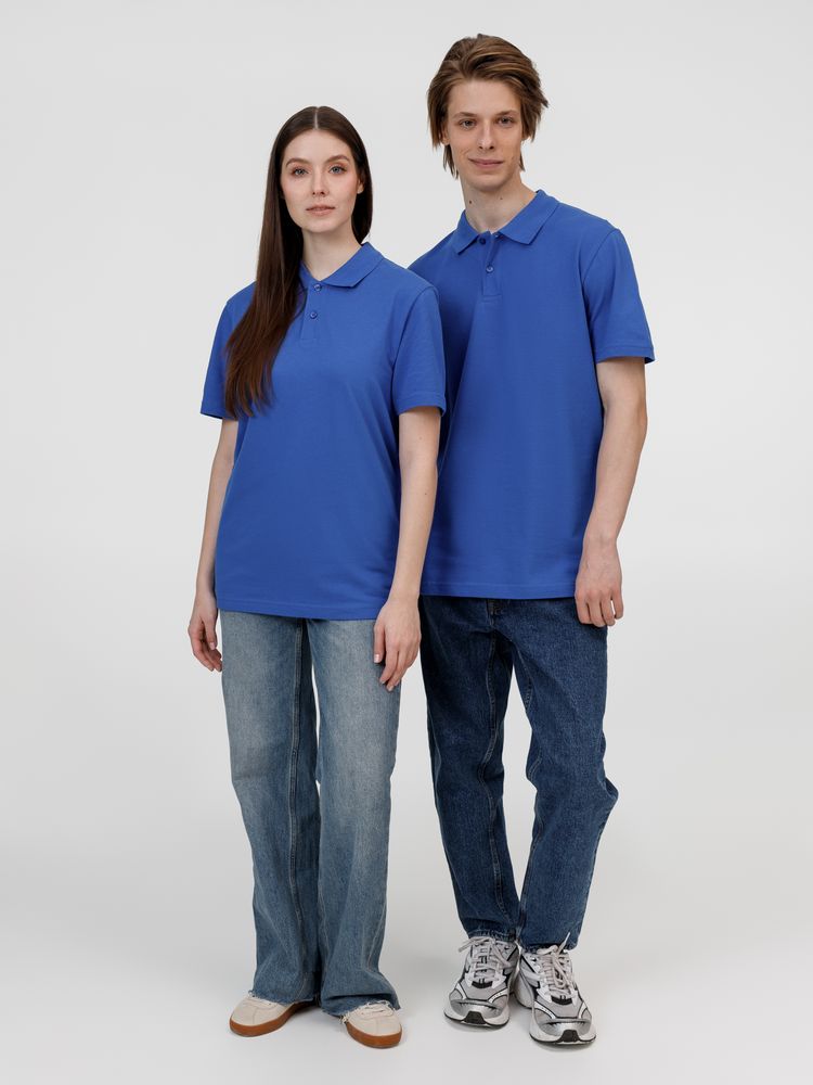 Рубашка поло унисекс Pulse, ярко-синяя (royal) / Миниатюра модельного (1000)