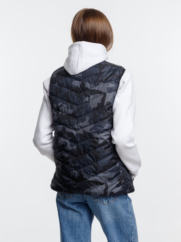 Жилет с подогревом Thermalli Valmorel, серый камуфляж / Миниатюра модельного (1000)