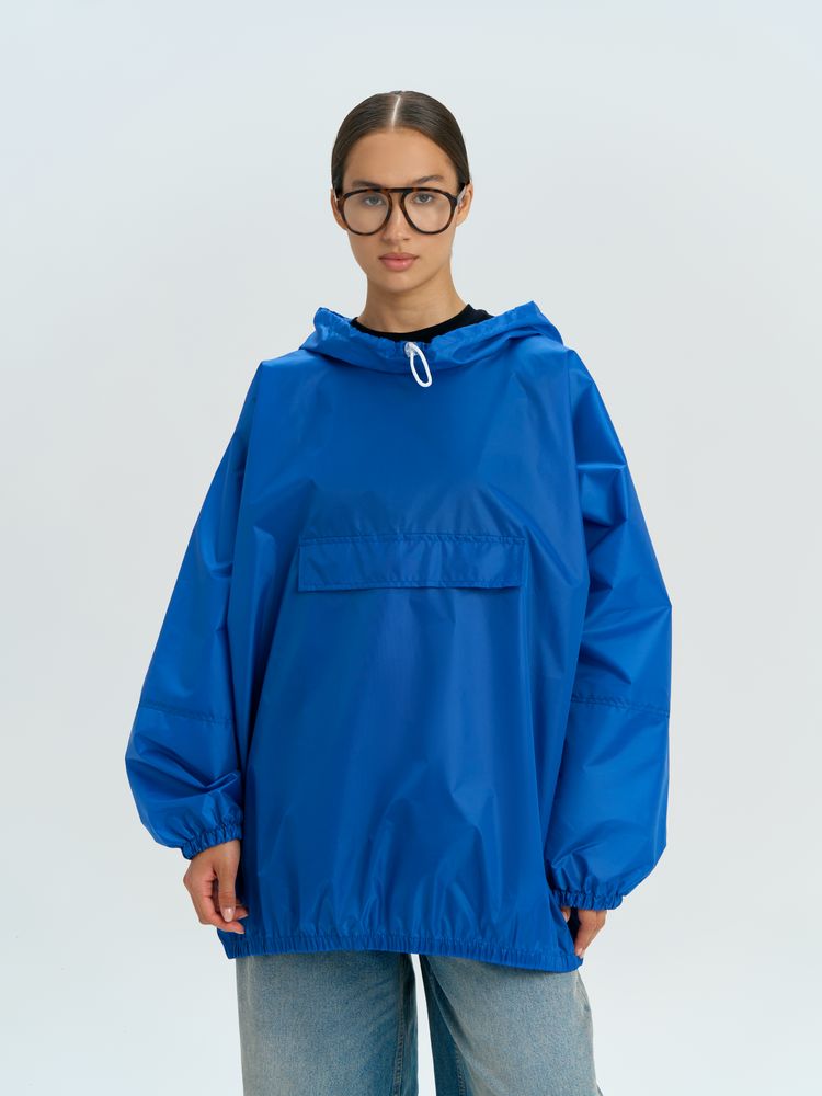 Дождевик-анорак Alatau, укороченный, синий, единый размер / Миниатюра модельного (1000)