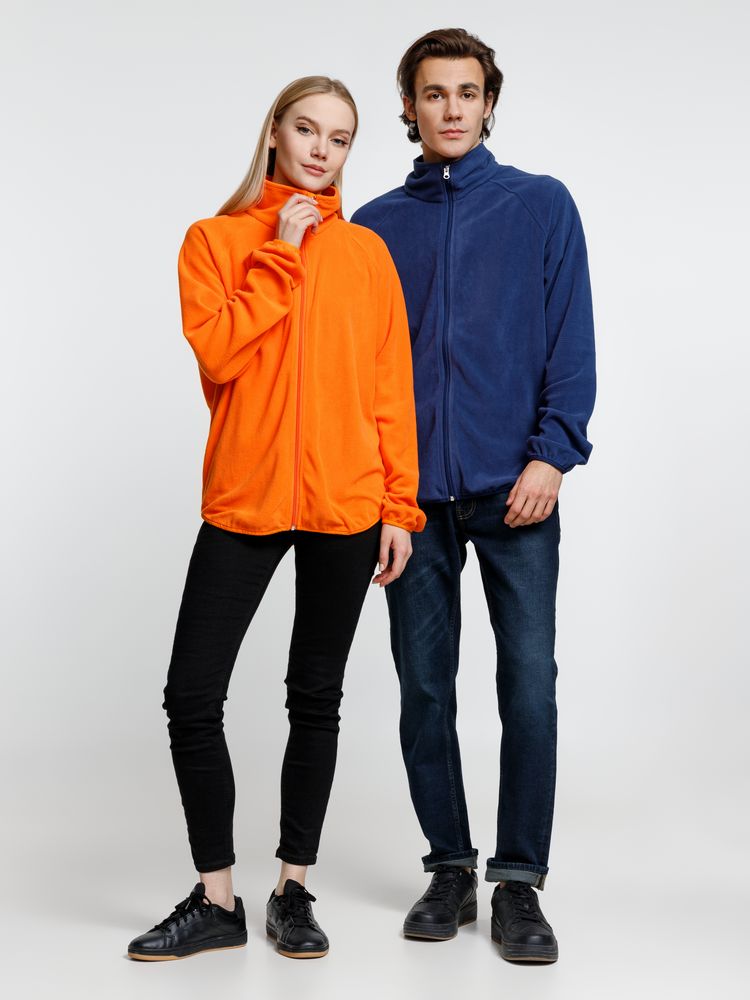 Куртка флисовая унисекс Fliska, оранжевая / Миниатюра модельного (1000)