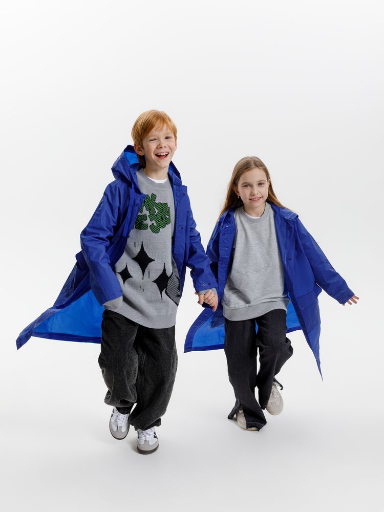Дождевик детский RainDrop Kids, ярко-синий / Миниатюра модельного (1000)