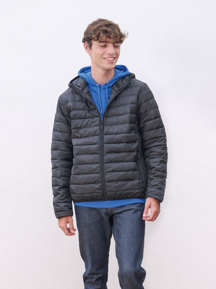 Куртка с капюшоном мужская Stream Men, черная / Миниатюра модельного (1000)