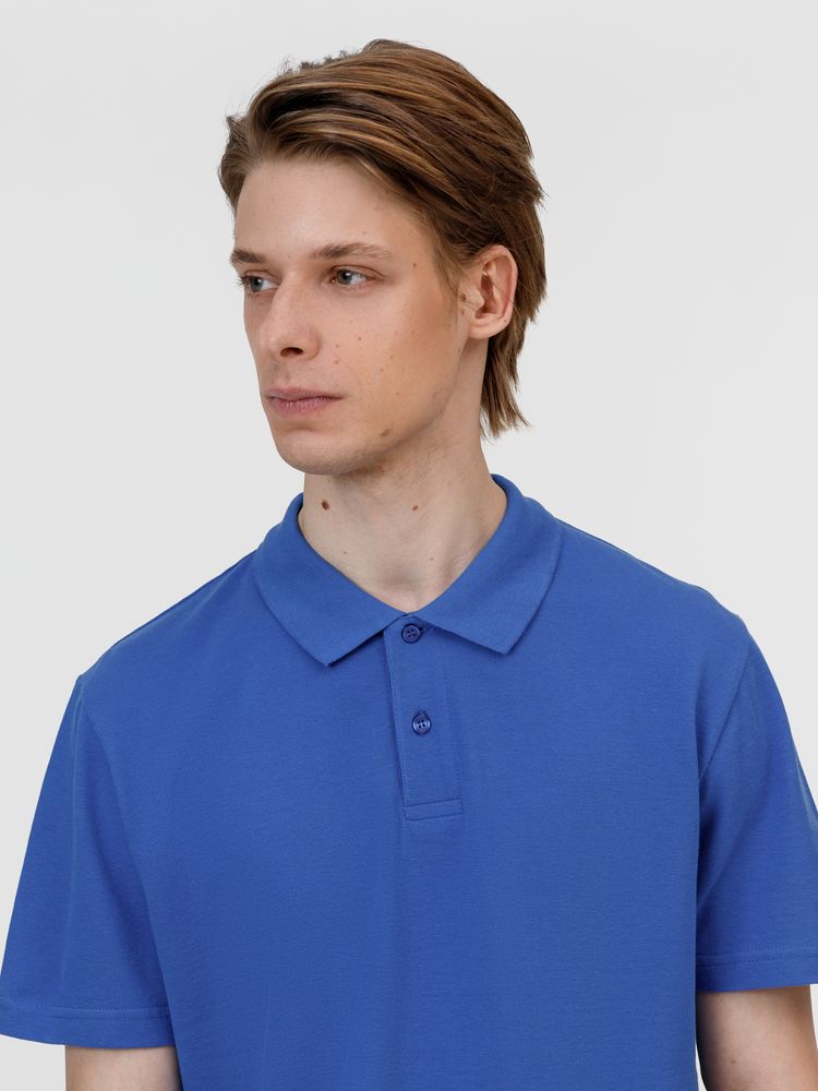 Рубашка поло унисекс Pulse, ярко-синяя (royal) / Миниатюра модельного (1000)