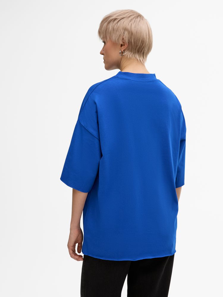 Футболка унисекс T1, синяя / Миниатюра модельного (1000)