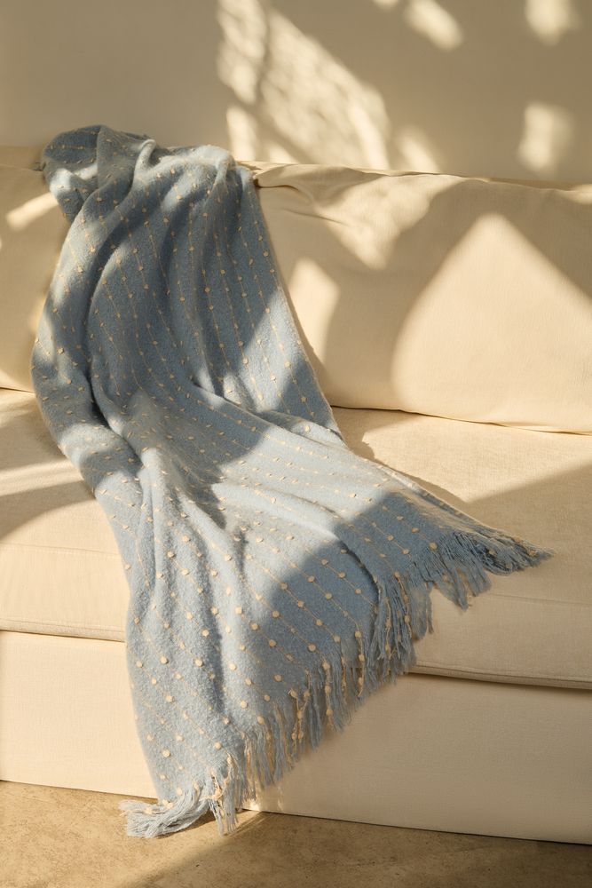 Плед Laforet, голубой / Миниатюра имиджевого (1000)