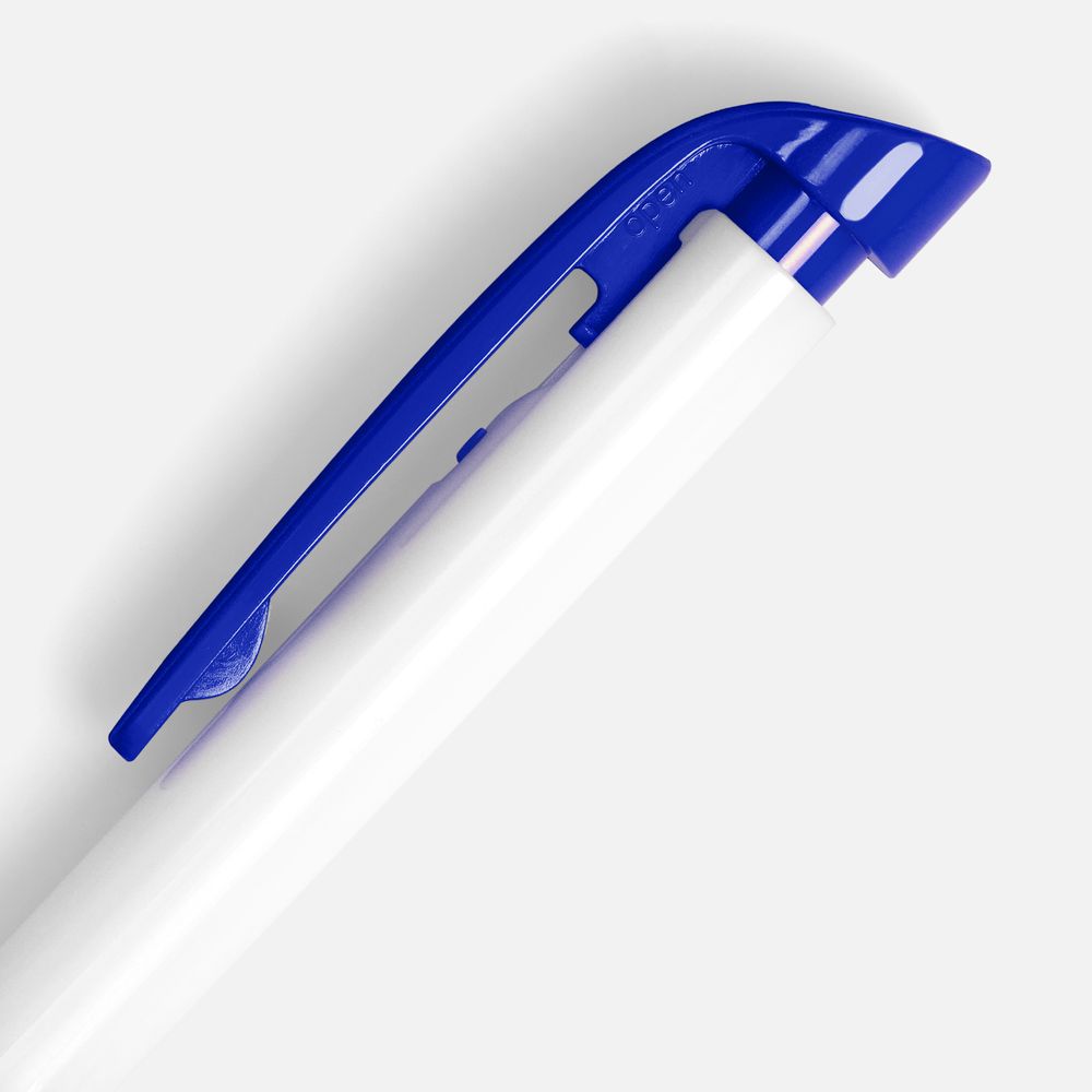 Ручка шариковая Favorite, белая с синим / Миниатюра WWW (1000)