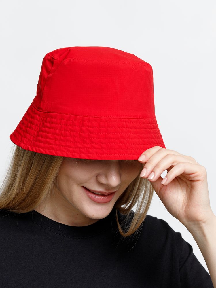 Панама Nylon двусторонняя, темно-синяя с красным / Миниатюра модельного (1000)