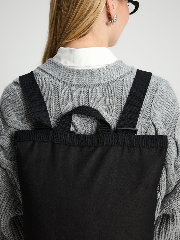 Рюкзак холщовый Discovery Bag, черный / Миниатюра модельного (1000)