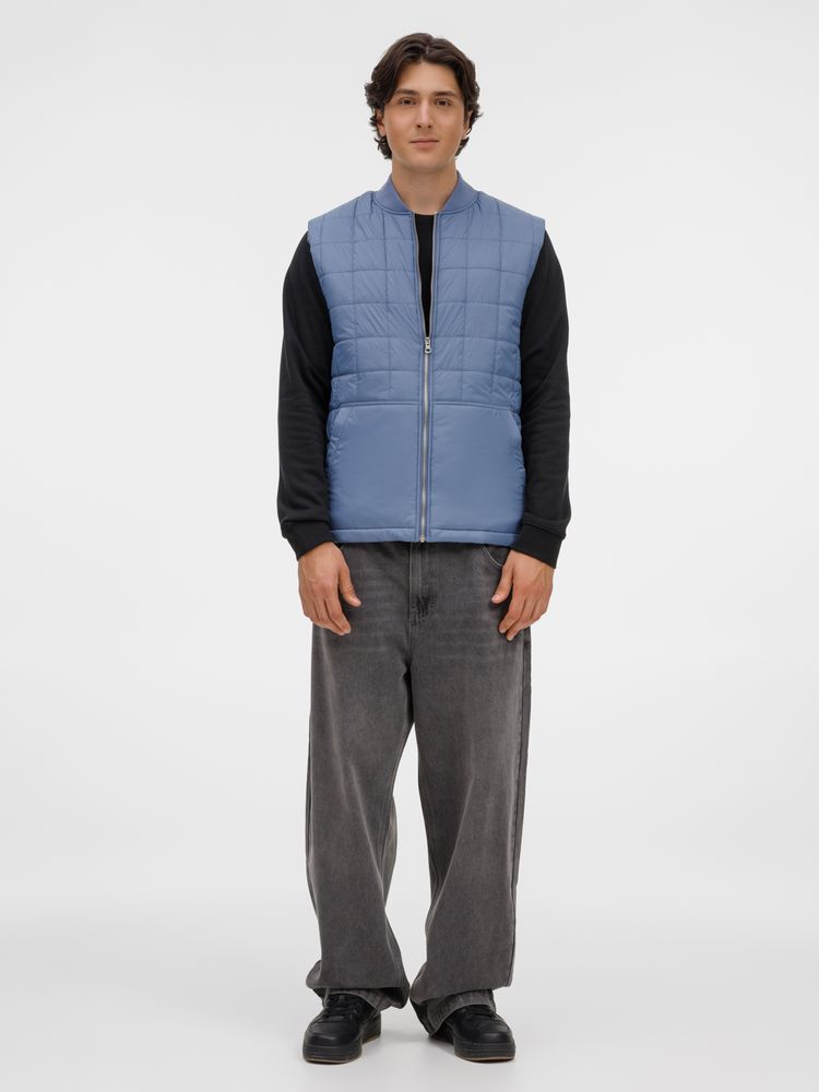 Жилет унисекс Warmbridge, синий (джинс) / Миниатюра модельного (1000)