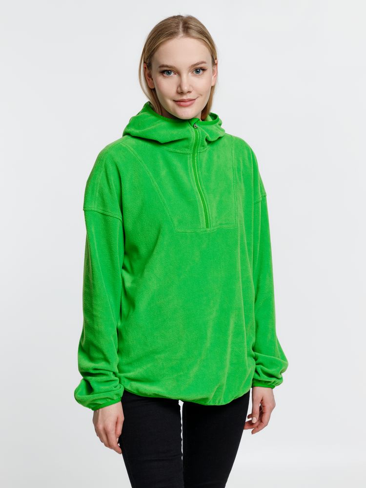 Анорак флисовый унисекс Fliska, зеленое яблоко / Миниатюра модельного (1000)